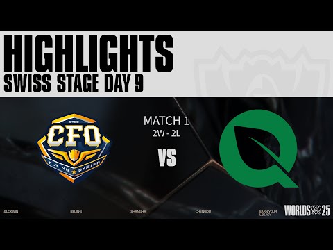 CFO vs FLY 매치 하이라이트 | 스위스 Day9 | 2025 월드 챔피언십