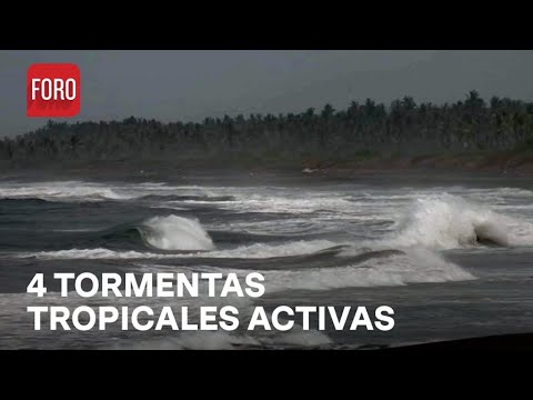 Carlotta, Daniel, Emilia y Fabio; cuatro tormentas tropicales en el Pacífico - Las Noticias