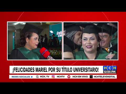 Felicidades a la hermosa Mariel Arteaga por la obtención de su título universitario