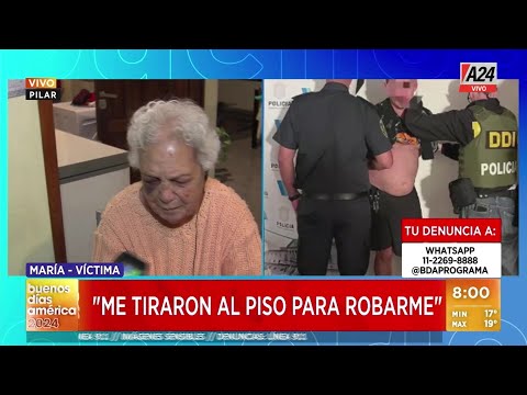 Brutal golpiza a una jubilada mientras dormía en su casa de Pilar: Me golpearon toda la cara
