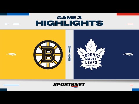 NHL Game 3 Highlights | Bruins vs. Maple Leafs - April 24, 2024