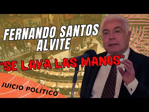 Exministro de Energía, Fernando Santos Alvite SE LAVA LAS MANOS
