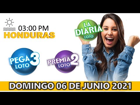 Sorteo 03 PM Loto Honduras, La Diaria, Pega 3, Premia 2, domingo 06 de junio 2021 | ? ? ??