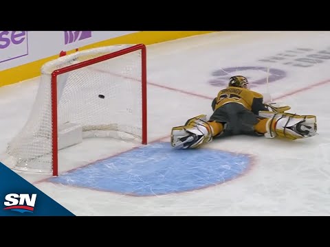 Alex Kerfoot Buries A Free Gift From Golden Knights Ilya Samsonov