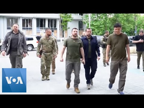 🔵Zelenskyy Pays First Visit to War-Damaged Mykolaiv