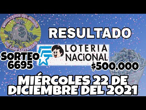 RESULTADO LOTERÍA NACIONAL SORTEO #6695 DEL MIÉRCOLES 22 DE DICIEMBRE DEL 2021 /LOTERÍA DE ECUADOR/