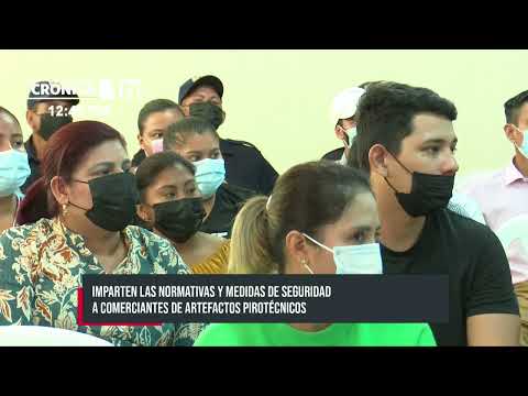 Inicia capacitación a comerciantes de pólvora de Managua - Nicaragua