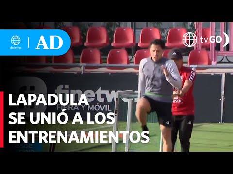 Los detalles del entrenamiento de Gianluca Lapadula  | América Deportes | Perú