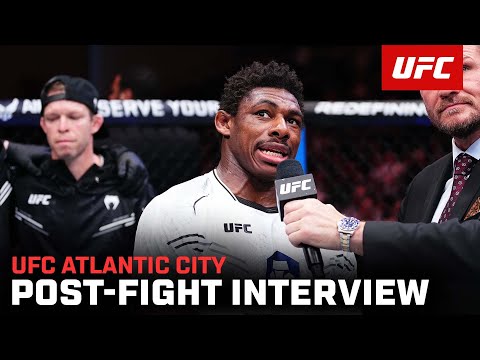 Joaquin Buckley Post-Fight Interview | UFC Atlantic City