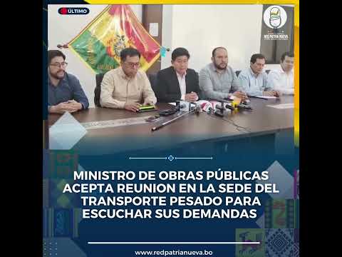 MONTAÑO SE REÚNE CON TRASPORTE INTERNACIONAL EN SU SEDE