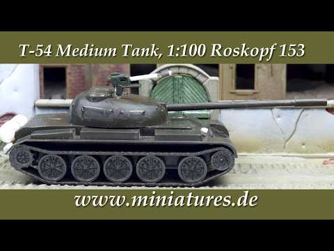 T-54A Medium Tank, 1:100 Roskopf 153