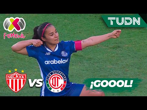 ¡Peraza marca de penal y Toluca golea! | Necaxa 0-3 Toluca | Liga Mx Femenil AP2024-J12 | TUDN