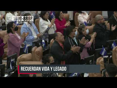 Homenajes a Fidel Castro y Maradona en el Parlamento de Nicaragua