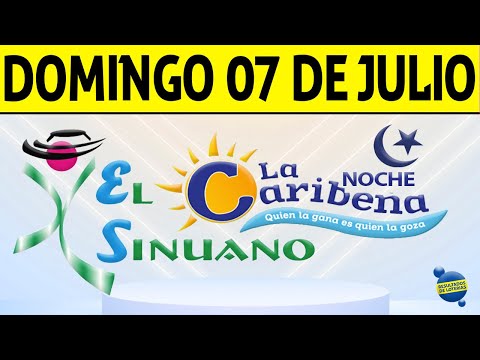 Resultados CARIBEÑA y SINUANO NOCHE del Domingo 7 de Julio de 2024  CHANCE