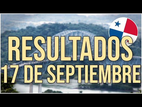 Resultados Lotería de Panamá Domingo 17 de Septiembre 2023