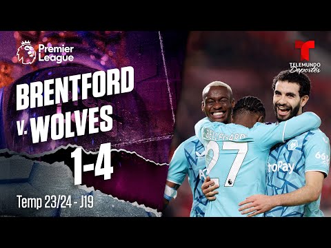 Goleada del Wolverhampton 1-4 ante Brentford