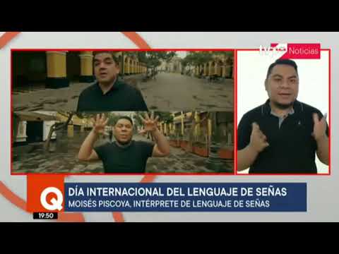 Entrevista a Moisés Piscoya, intérprete de lenguaje de señas