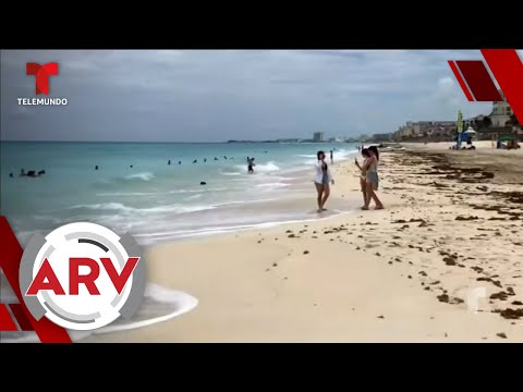 México reabre sus playas y turistas las abarrotan sin distancia social | Al Rojo Vivo | Telemundo