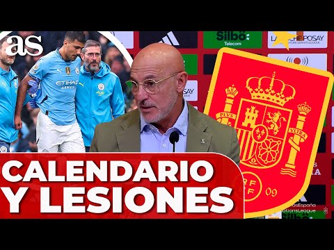 LUIS de la FUENTE, el CALENDARIO y las LESIONES de los JUGADORES