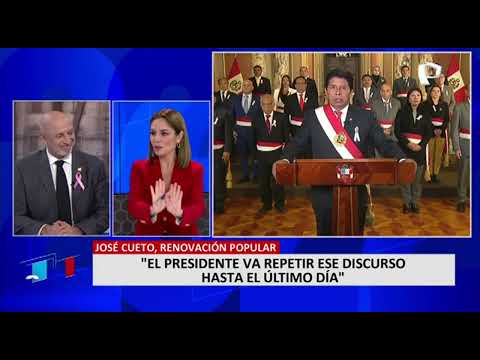 José Cueto sobre mensaje a la Nación de Castillo: “No ha sido para el país, ha sido para la OEA”