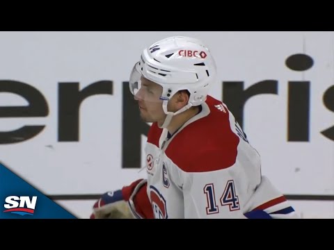 Nick Suzuki Unloads Perfect Shot From Tough Angle For OT Winner vs. Predators