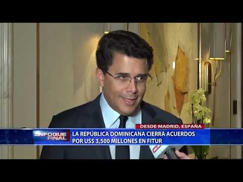 La República Dominicana cierra acuerdos por USD$3,500 millones en Fitur
