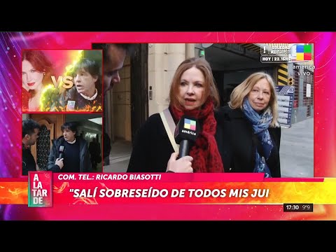 La PALABRA de RICARDO BIASOTTI, EX ESPOSO de ANDREA DEL BOCA: SALÍ SOBRESEÍDO DE TODOS LOS JUICIOS