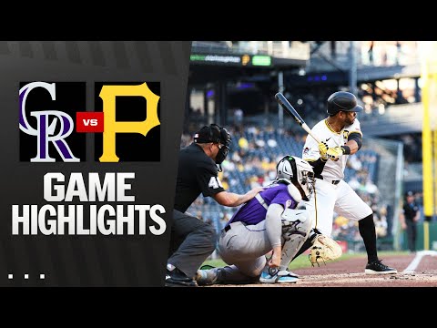 Rockies vs. Pirates Game Highlights (8/23/25) | MLB Highlights