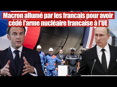 Traitre à la France: Macron donne l'arme nucléaire de la France à l'UE