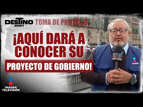 Así se encuentra el escenario donde Sheinbaum dará a conocer su proyecto de gobierno | Destino 2024