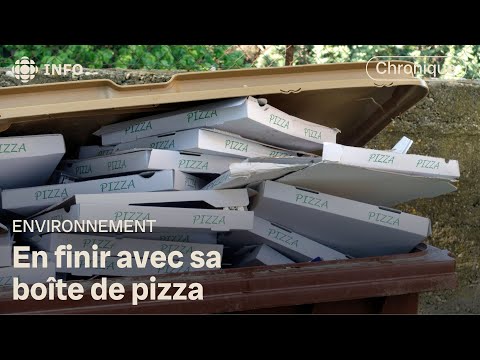 Comment bien se départir de sa boîte de pizza?