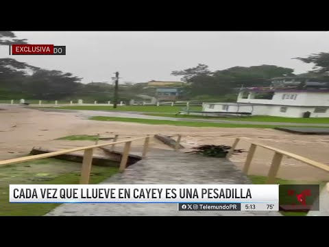 Comunidad de Cayey queda incomunicada cada vez que llueve