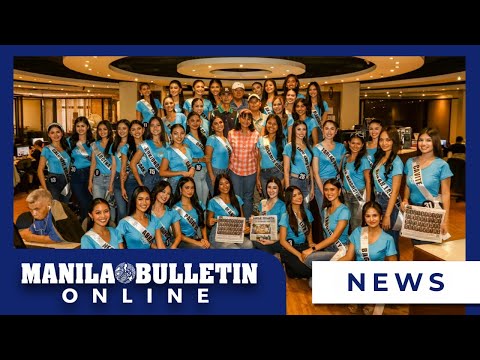 Binibining Pilipinas 2024 candidates visit the Manila Bulletin HQ