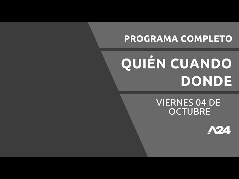 ROBERTO GARCÍA MORITÁN ACORRALADO + VIUDA NEGRA #QuiénCuándoDónde PROGRAMA COMPLETO 04/10/2024