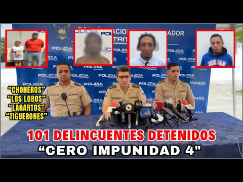 101 Delincuentes detenidos en operación Cero Impunidad 4