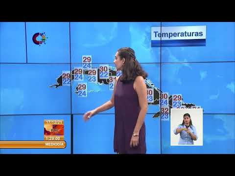 Pronóstico del tiempo en Cuba: chubascos ocasionales en zonas de la costa norte central y oriental