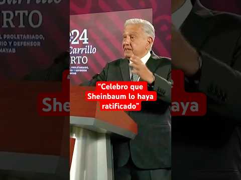 Durante La Mañanera AMLO agradeció a Zoé Robledo por su lealtad #shorts