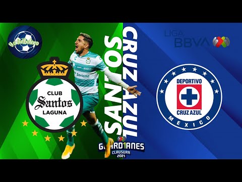 Resumen y Goles | Santos Laguna vs Cruz Azul |Liga BBVA MX - Guard1anes 2021 - Jornada 1