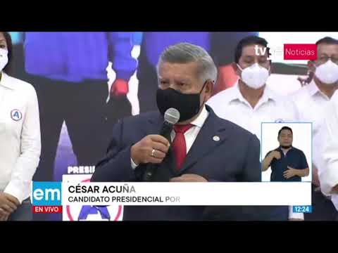 César Acuña: “Vamos a escuchar a los candidatos”