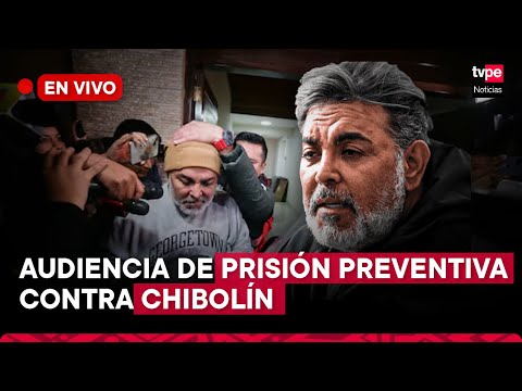 EN VIVO Caso Chibolín: Audiencia de prisión preventiva contra Andrés Hurtado I TVPerú Noticias