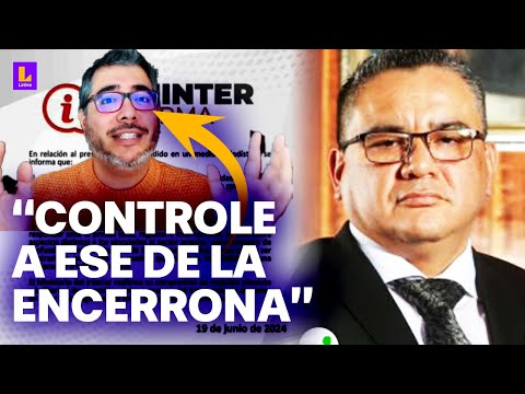 Niega que sea su voz: ¿Ministro del Interior pide que controlen a periodista Marco Sifuentes?