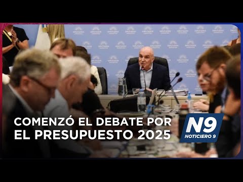 COMENZÓ EL DEBATE POR EL PRESUPUESTO 2025 - NOTICIERO 9