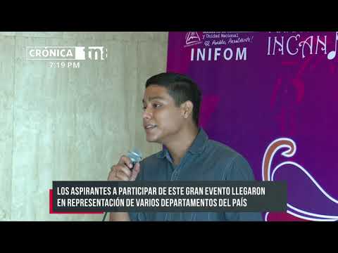 Gran auge en convocatoria al casting del Festival Gastón Pérez - Nicaragua