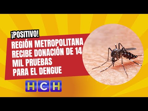 ¡Positivo! Región Metropolitana recibe donación de 14 mil pruebas para el dengue