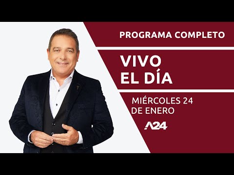 Paro nacional de la CGT: trenes y subtes + Julio Alak #VivoElDía PROGRAMA COMPLETO 24/01/2024