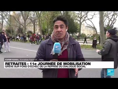 Réforme des retraites : la manifestation parisienne s'élance des Invalides • FRANCE 24
