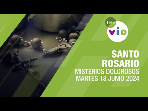 Santo Rosario de hoy Martes 18 Junio de 2024  Misterios Dolorosos #TeleVID #SantoRosario