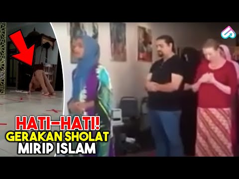 SESAT, ALIRAN DAJJAL IBADAH DI MASJID! Inilah 10 Gerakan Sholat Paling Aneh yang Mirip dengan Islam