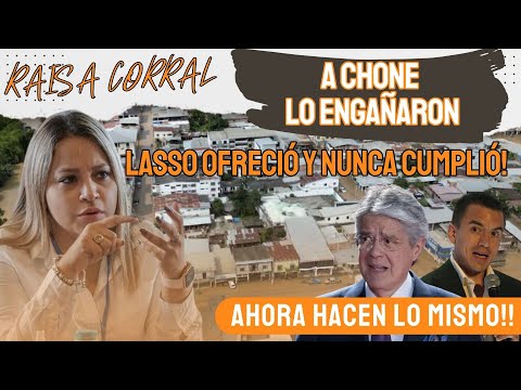 Raisa Corral expone la tragedia de Chone por fallas en proyectos hidráulicos