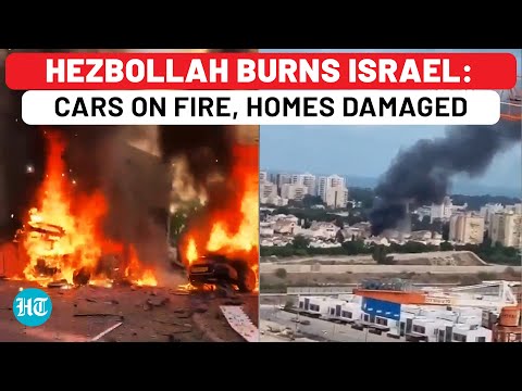 Hezbollah's 85-Rocket Morning Attack Burns Israel: Cars, Homes Damaged; Many Hurt In 'Pager Revenge'